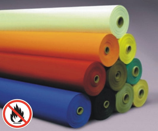 18oz Vinyl Laminated Polyester Fire Resistant Fabric