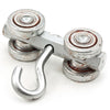 4-Wheel Steel Trolley with 1-Inch Hook