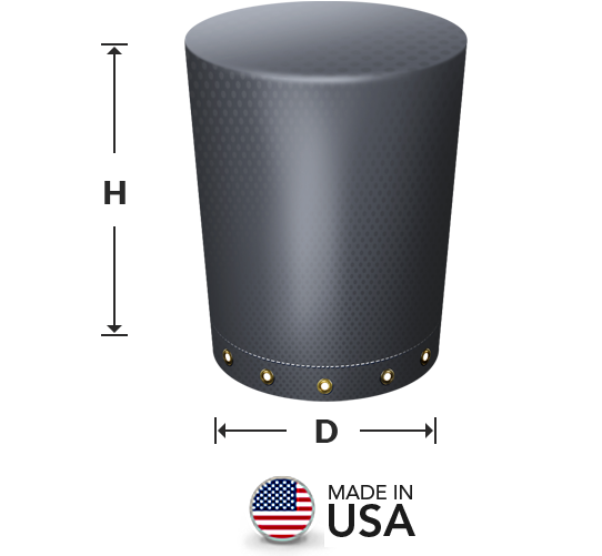 Custom Cylinder Covers - Custom Equipment Tarps