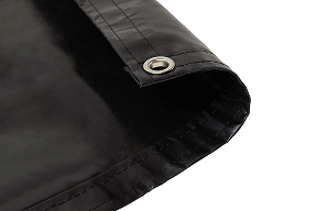 Black Tarp - 18 oz Heavy Duty Vinyl