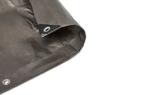 Silver Heavy Duty Fire Retardant Poly Tarps