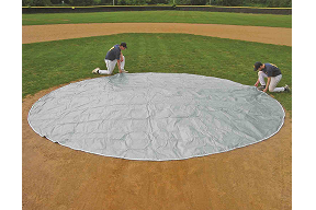 Wind Weighted Baseball Mound Covers | Weighted Tarps