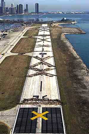 Airport Runway Closure Marker