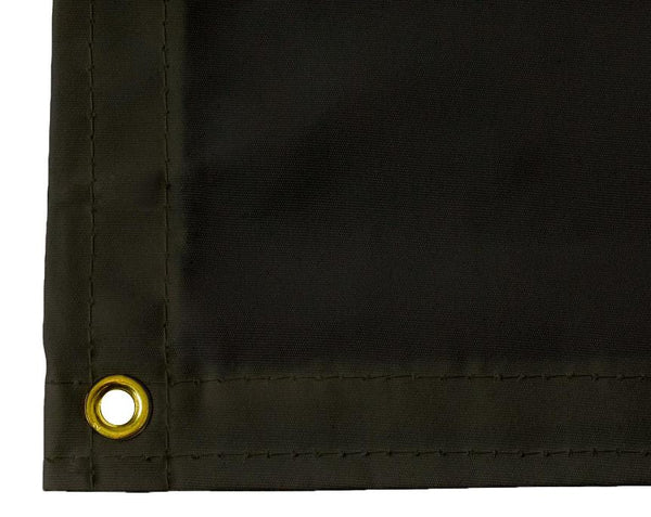 Black  Canvas Divider Curtain 16' W X 11' H | Waterproof | Custom Made