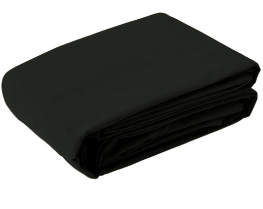 Black Waterproof Canvas Tarp