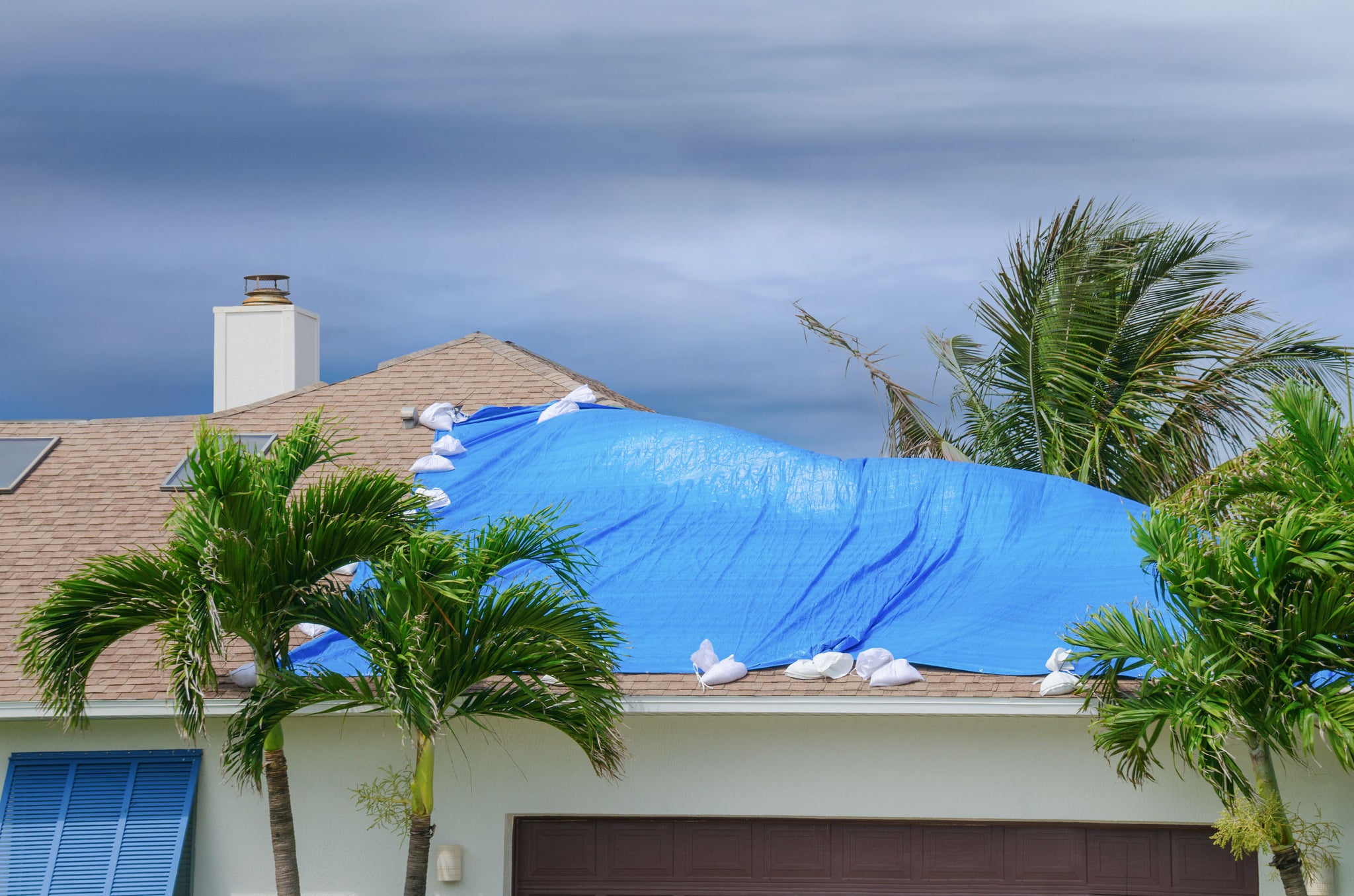 Hurricane Roof Tarp