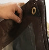 Silver / Brown Super Heavy Duty Poly Tarps