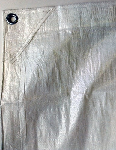Fire Retardant White Poly Tarps