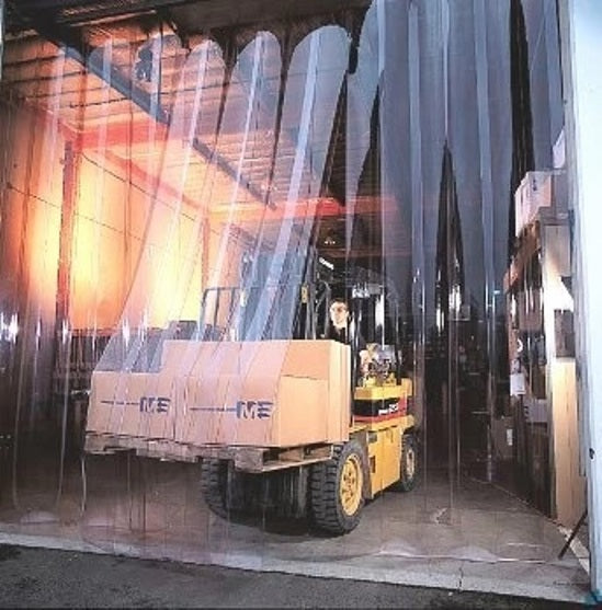 Clear Vinyl Strip Doors | 8" and 12" Wide