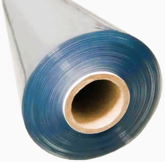15 Mil Clear PVC Vinyl by the Roll 54" Wide
