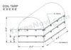 Coil Bag Tarp Covers 6' x 6' x 6'