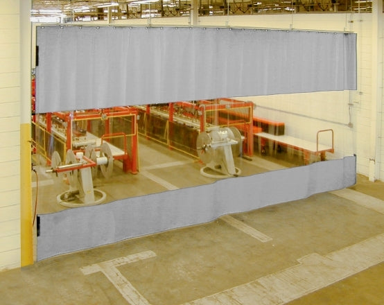 Industrial Curtain with Clear Window