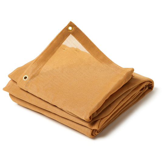 Tan Mesh Shade Tarp