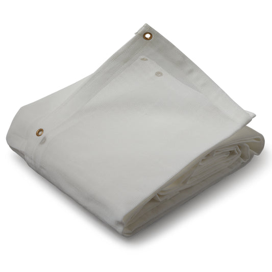 White Mesh Shade Tarp