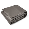 Industrial Grade Silver Fire Resistant Poly Tarp with Grommets