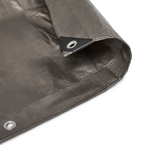 Silver Heavy Duty Fire Retardant Poly Tarps