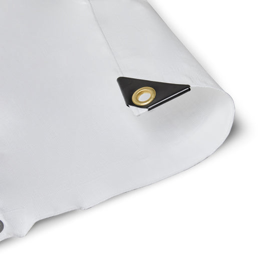 White Poly Tarp Grommet