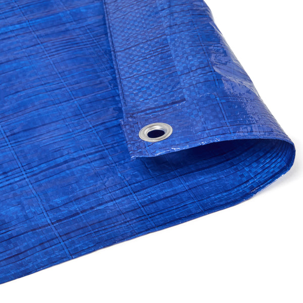 Blue Plastic Poly Tarp