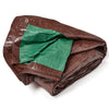 Durable Brown/Green Polyethylene Tarp