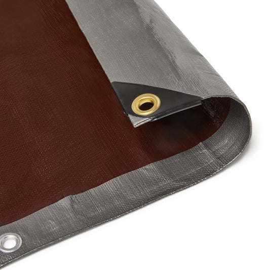 Brown Silver Tarps