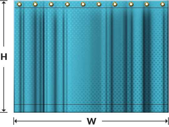 Custom Industrial Divider Curtains