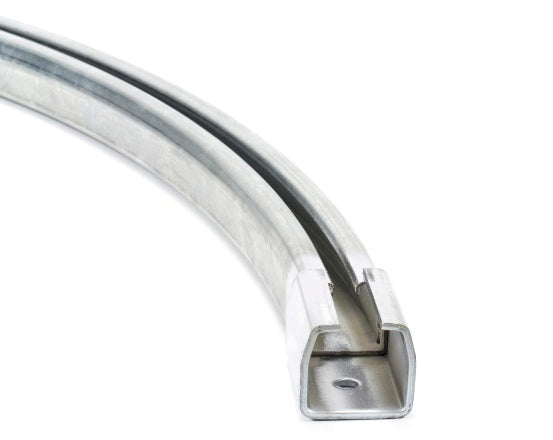 90 Degree Curved Roller Track 24" Radius