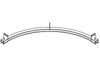 Curved Roller Track 90 Degree 24" Radius Chain Mount 