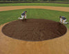 Brown Baseball Mound Tarp Covers