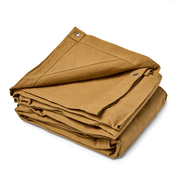 Tan Water Resistant Canvas Tarps