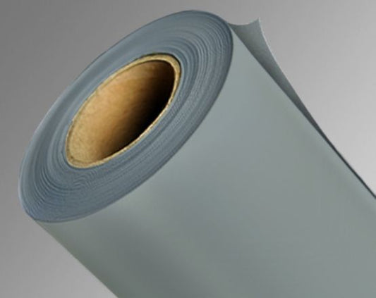 Gray 10oz Vinyl Coated Polyester Tarp Fabric
