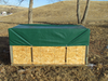 Heavy Duty Green/White Poly Tarps