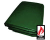 Green Vinyl Salvage Cover and Runner