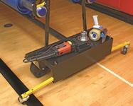 6-10 ROLL Mobile Storage Rack - Gym Floor Cover