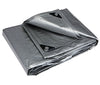 Heavy Duty Silver / Black Poly Tarp