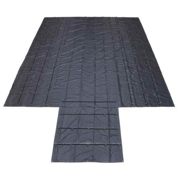 18 Oz Lumber Truck Tarp  20' x 27' (6' Drop Flap) - Black