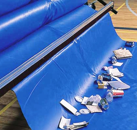 Gym Floor Cover Rack Brush Attachment