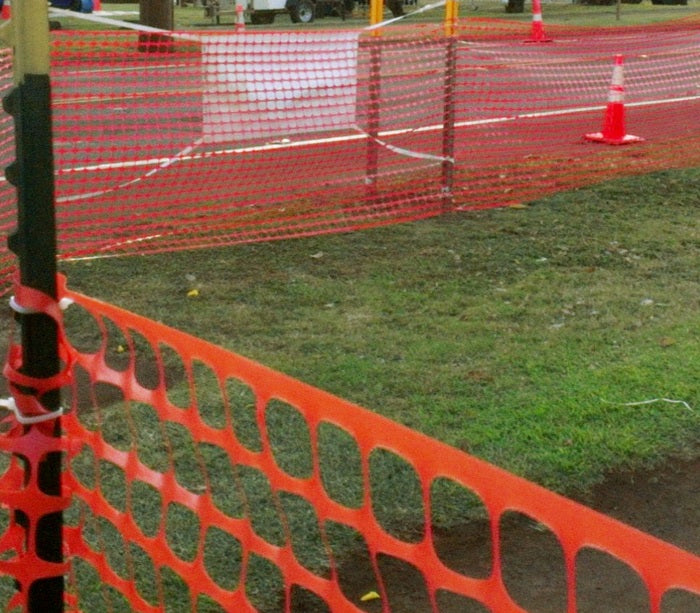 4 Foot Tall Orange Fencing Roll
