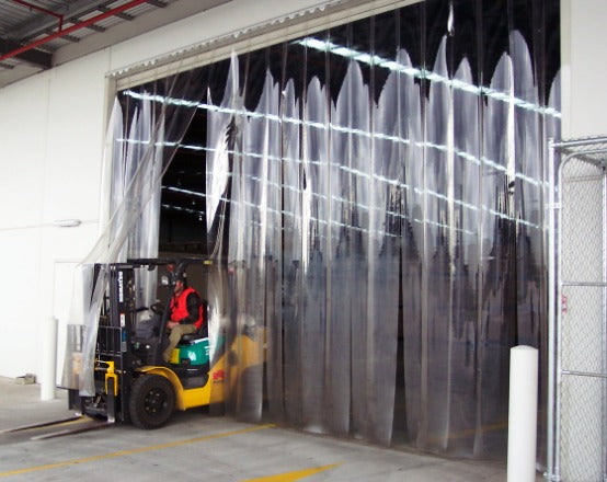 Standard Size Clear Vinyl Strip Doors