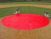 Red Baseball Mound Tarp Covers