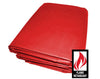 Red Vinyl Salvage Cover and Runner