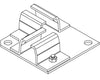 Roller Track Ceiling Mount 90 Degree Corner Bracket