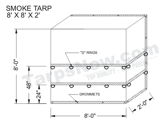 Smoke Truck Tarp