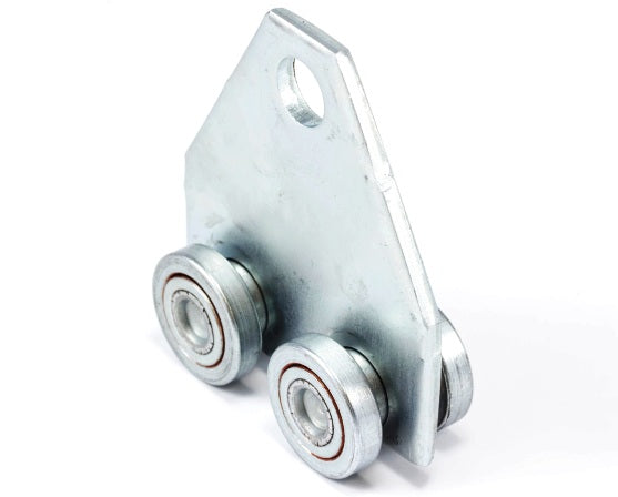 Roller Track Steel Ball Bearing Trolley with 4 Wheels