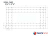 Steel Hauler Truck Tarp 16' x 27'