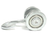 Roller Track Steel Ball Bearing Trolley with 1" Hook