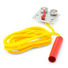 4-Wheel Steel Trolley with 10-Foot Pull Rope