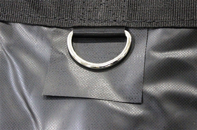 Webbing and D-Rings on 24 X 24 Machinery Tarps