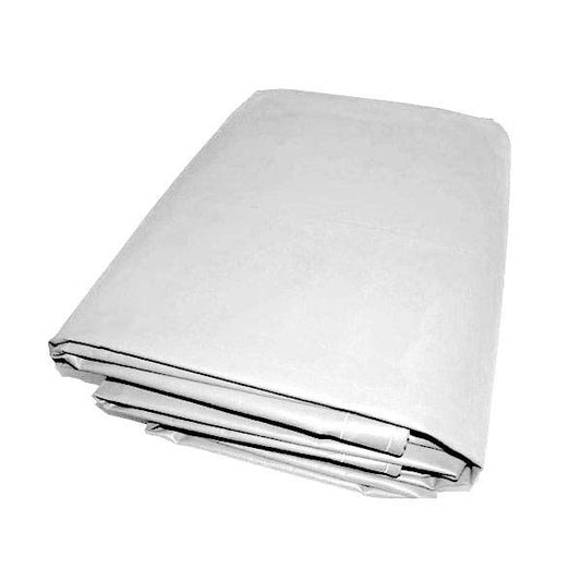 18 oz White Vinyl Tarp 14' X 5'6"