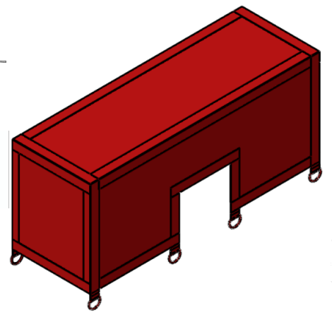 CUSTOM 5 SIDED COVER- P/N WC2094AB-747-CC