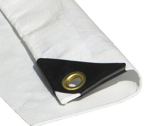 Heavy Duty White Poly Tarp